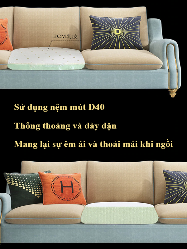 Chất liệu sofa bọc nỉ phòng khách đẹp giá rẻ uy tín tại Hà Nội