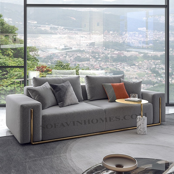 Sofa văng bọc vải phòng khách giá rẻ uy tín