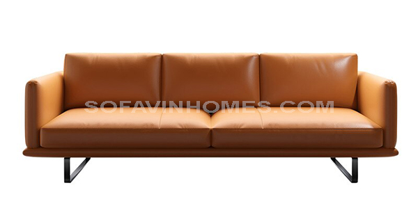 Sofa văng da phòng khách hiện đại giá rẻ uy tín