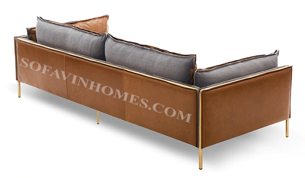 Sofa văng da phòng khách nhỏ giá rẻ tại hà nội