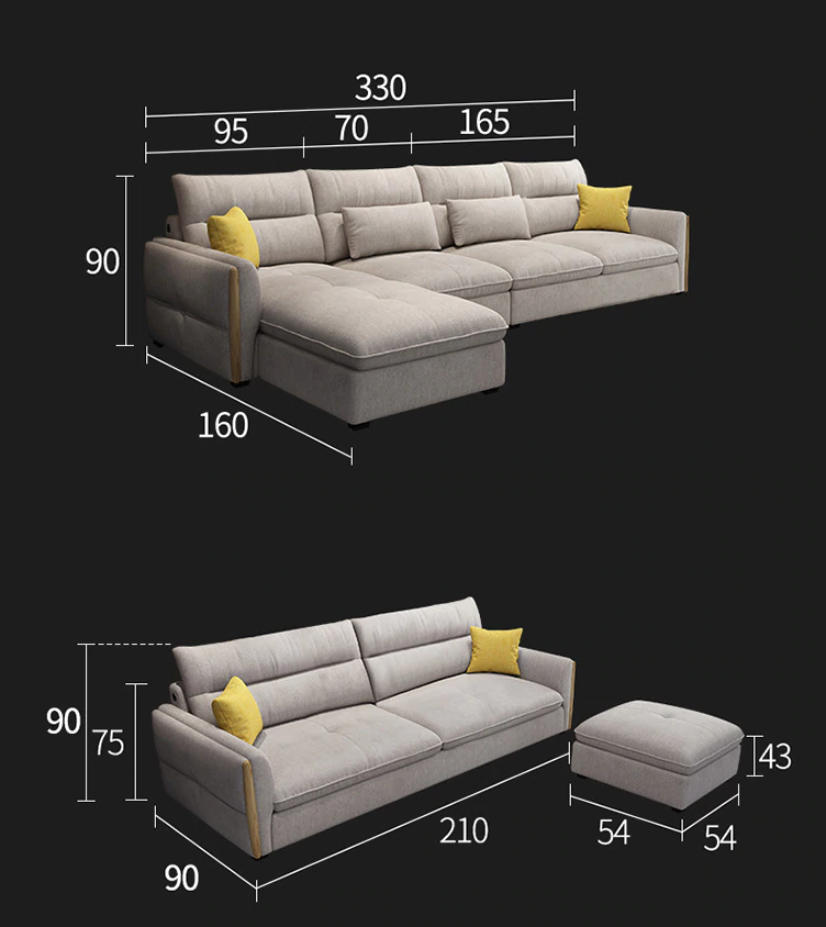 Kích thước sofa góc đẹp giá rẻ tại hà nội