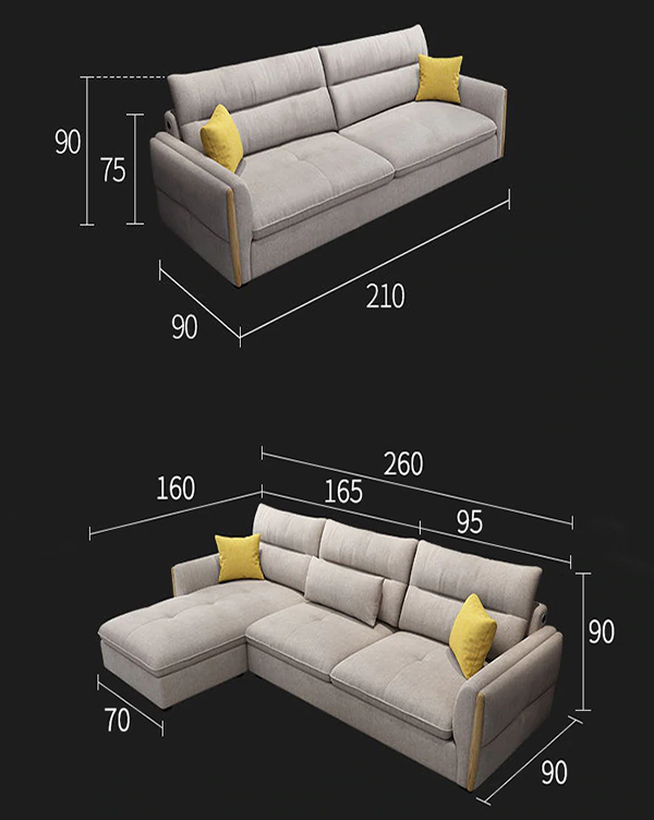 kích thước sofa góc đẹp giá rẻ