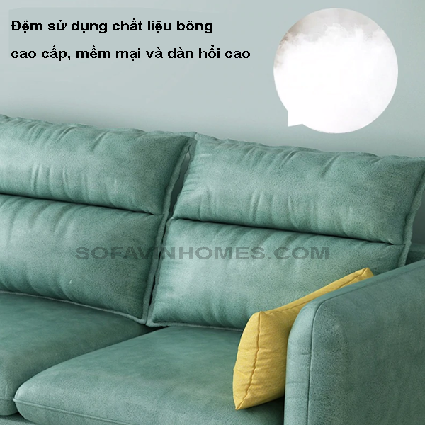Sofa bọc vải phòng khách giá rẻ Hà Nội
