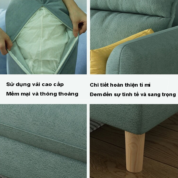 Sofa vải phòng khách hiện đại giá rẻ hà nội