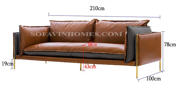 Sofa văng da giá rẻ uy tín