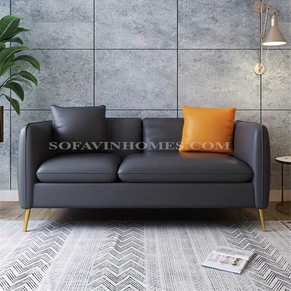 Sofa văng da phòng khách cao cấp hà nội