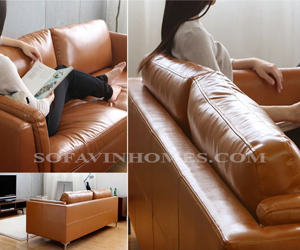 Sofa văng da phòng khách đẹp giá rẻ hà nội