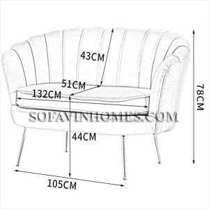 Sofa Phòng Khách Nhỏ Bọc Vải SV-18